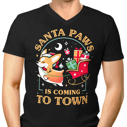 Santa Paws - Men's V-Neck