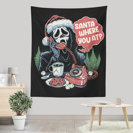 Santa Where You At? - Wall Tapestry