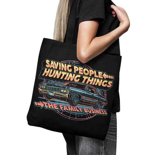 Saving People, Hunting Things - Tote Bag