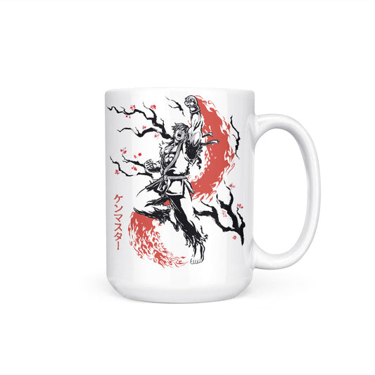Scarlet Flame Sumi-e - Mug