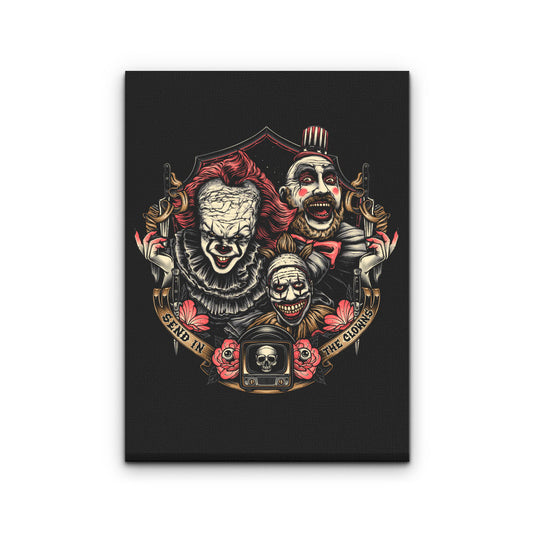 Send in the Clowns - Canvas Print
