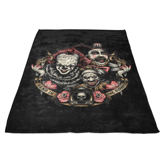 Send in the Clowns - Fleece Blanket