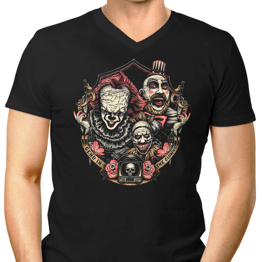 Send in the Clowns - Men's V-Neck