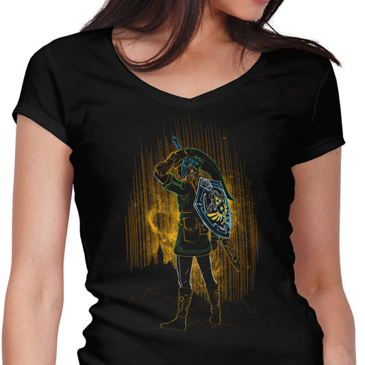 Shadow of the Courage - Women's V-Neck