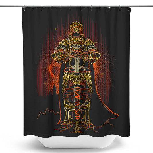 Shadow of the Power - Shower Curtain