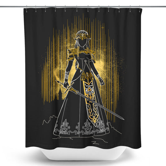 Shadow of the Wisdom - Shower Curtain