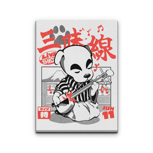 Shamisen Barker - Canvas Print