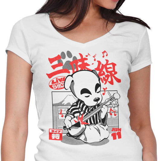 Shamisen Barker - Women's V-Neck