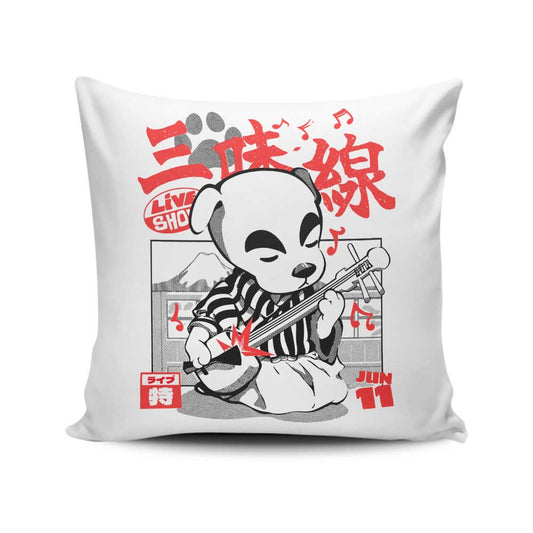 Shamisen Barker - Throw Pillow