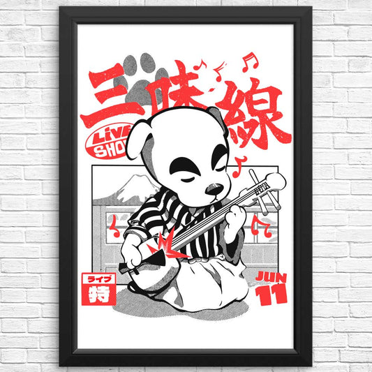 Shamisen Barker - Posters & Prints