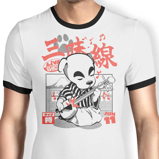Shamisen Barker - Ringer T-Shirt
