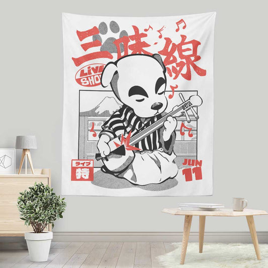 Shamisen Barker - Wall Tapestry