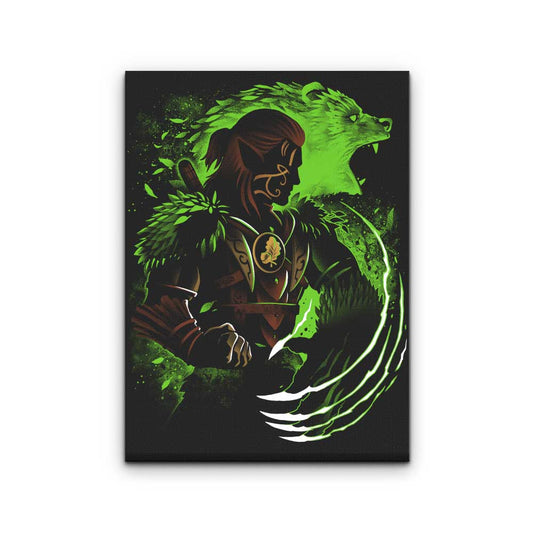 Shapeshifting Wood Elf - Canvas Print