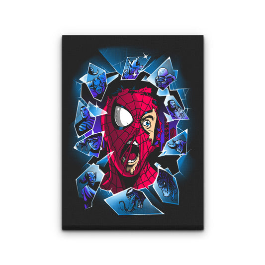 Shattered Spider - Canvas Print