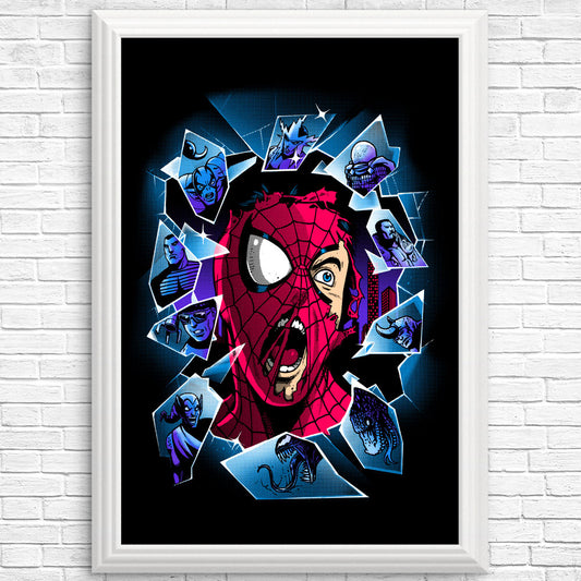 Shattered Spider - Posters & Prints