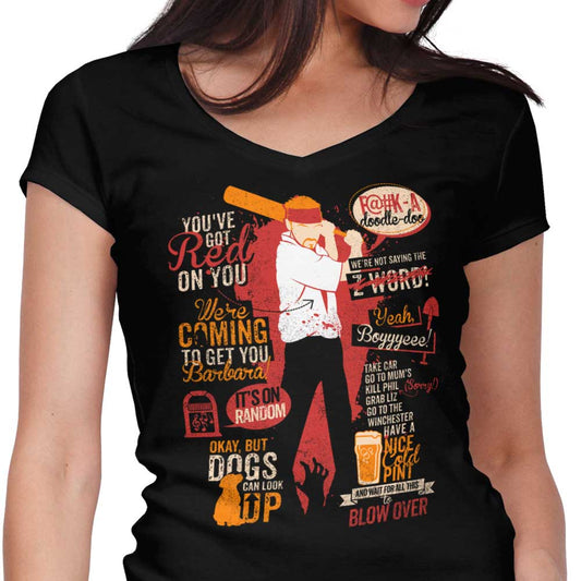Shaun Quotes - Women's V-Neck