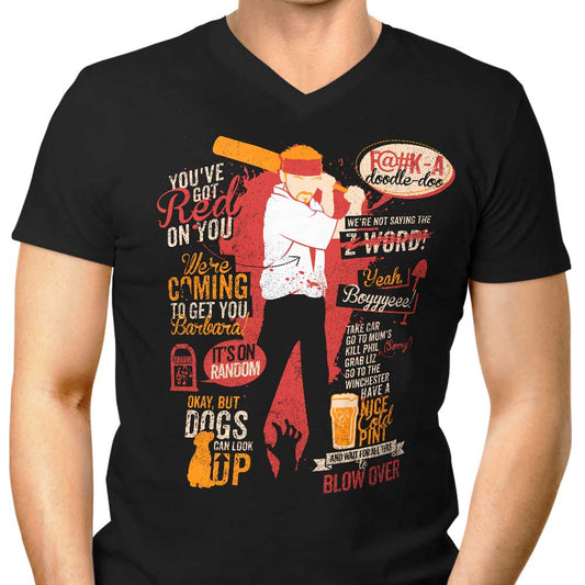 Shaun Quotes - Men's V-Neck