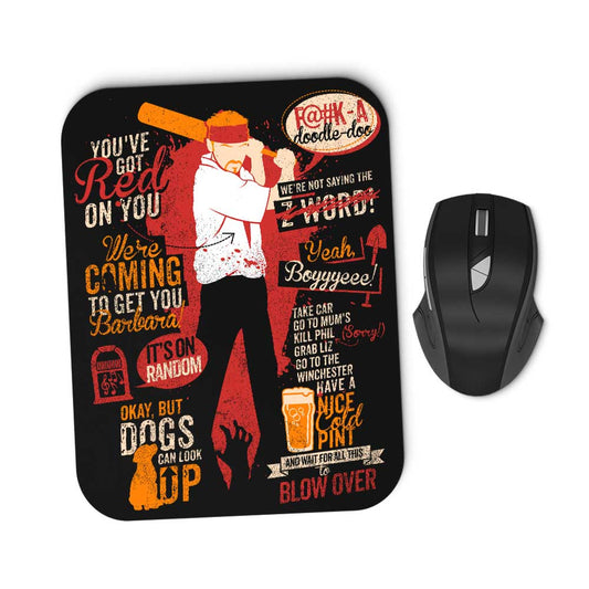 Shaun Quotes - Mousepad