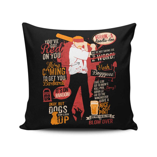 Shaun Quotes - Throw Pillow