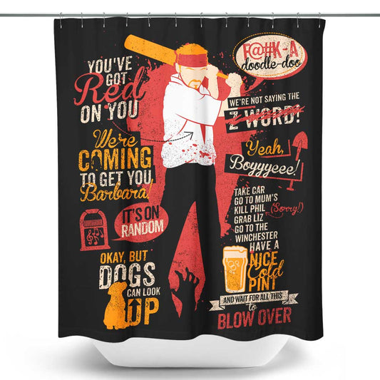 Shaun Quotes - Shower Curtain