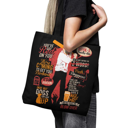Shaun Quotes - Tote Bag