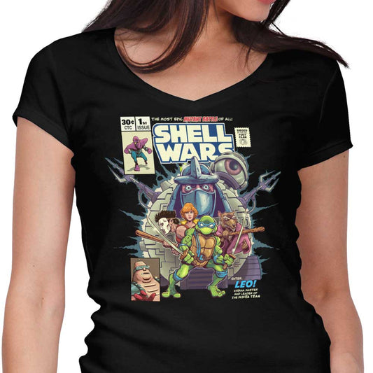 Shell Wars - Women's V-Neck