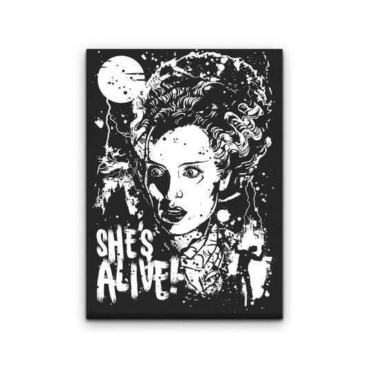 She's Alive - Canvas Print