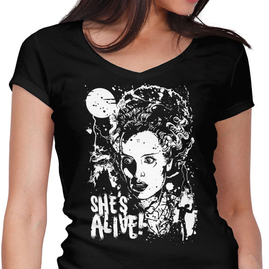She's Alive - Women's V-Neck
