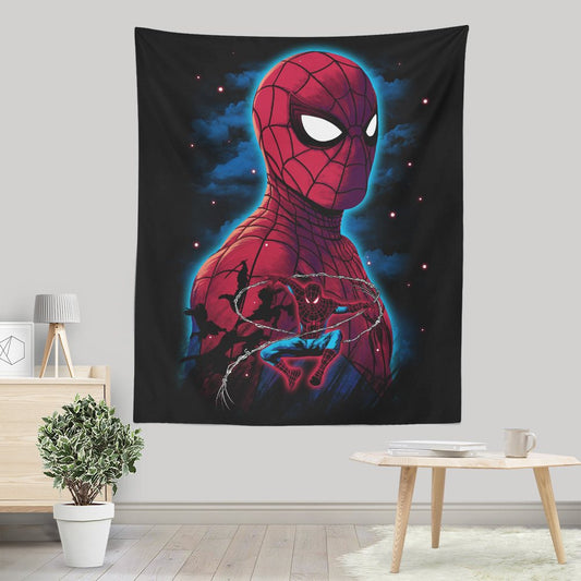 Shinobi Skyline Chase - Wall Tapestry