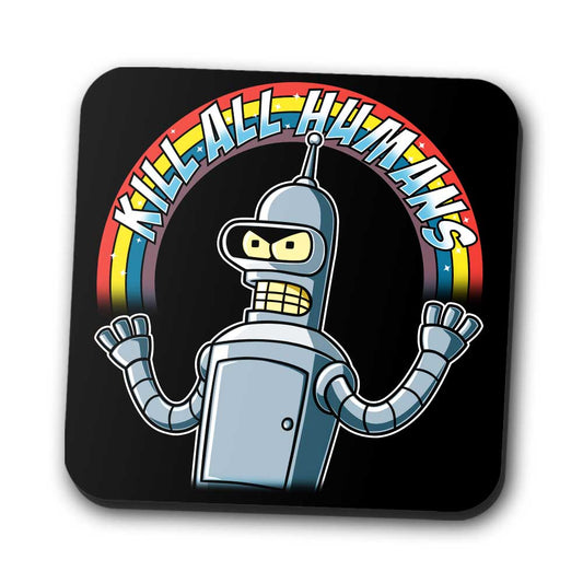 Shiny Metal Robot - Coasters
