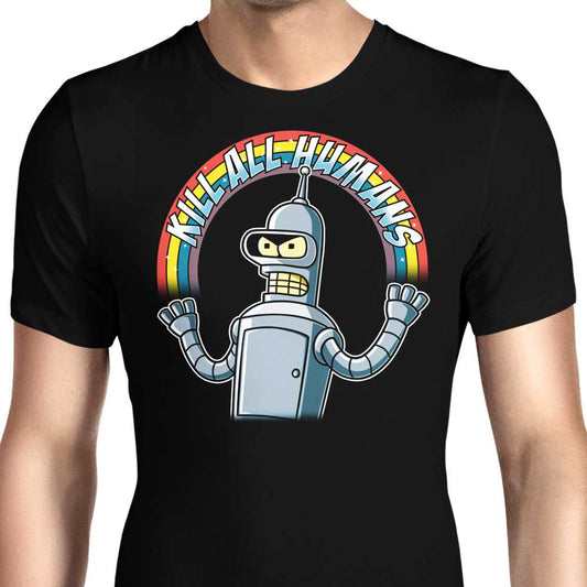 Shiny Metal Robot - Men's Apparel