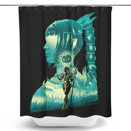 Silent Devotion - Shower Curtain