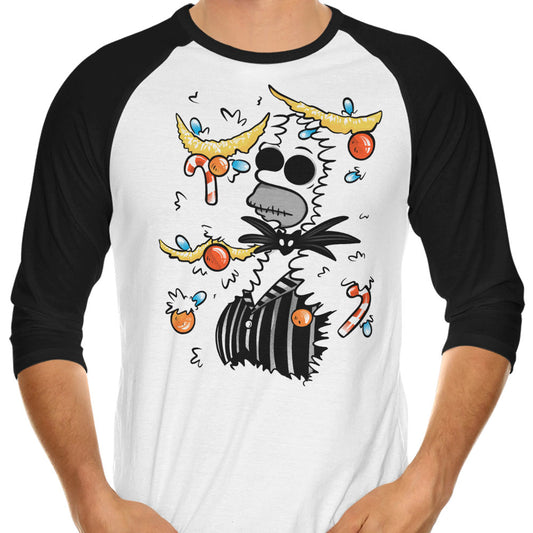 Sinking Into Christmas - 3/4 Sleeve Raglan T-Shirt