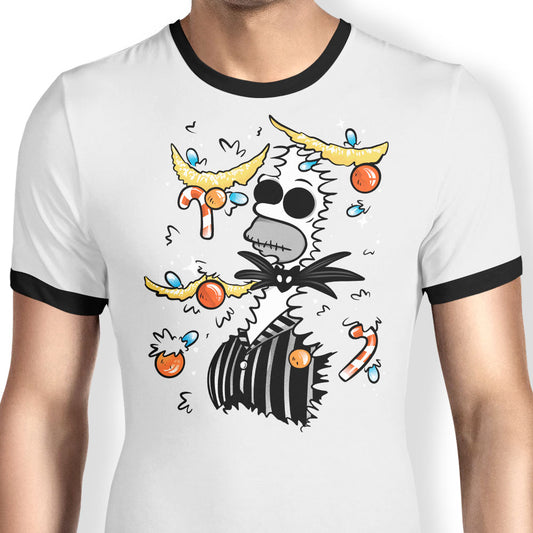 Sinking Into Christmas - Ringer T-Shirt