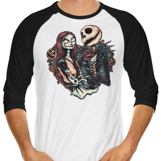 Skeletal Love - 3/4 Sleeve Raglan T-Shirt