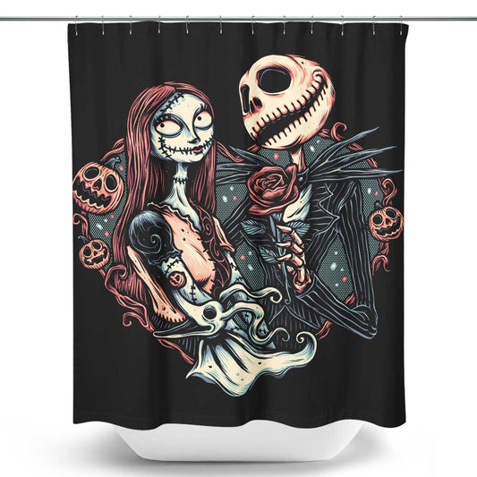 Skeletal Love - Shower Curtain