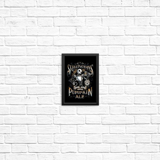 Skellington's Pumpkin Ale - Posters & Prints