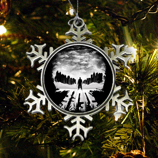 Skull City Silhouette - Ornament