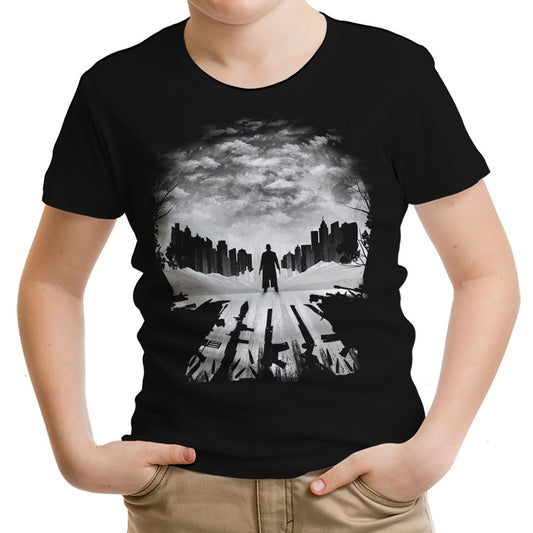 Skull City Silhouette - Youth Apparel