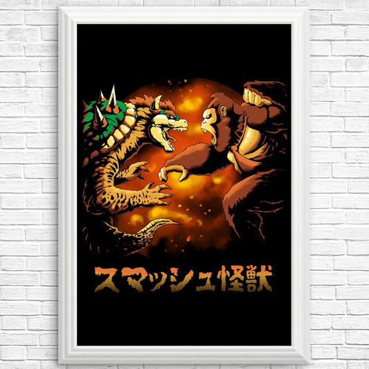 Smash Kaiju - Posters & Prints