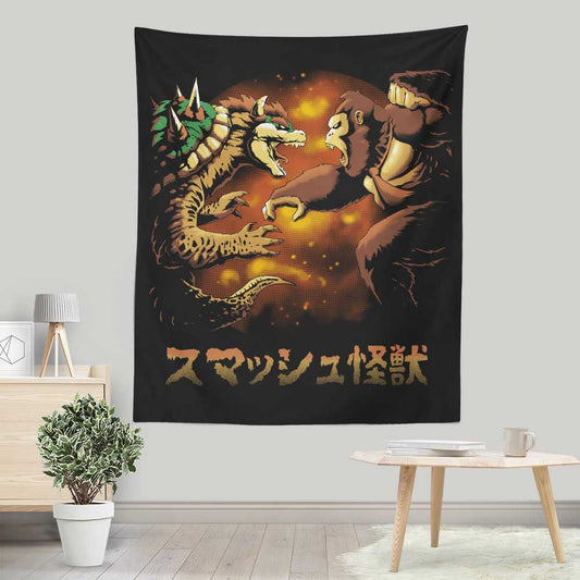 Smash Kaiju - Wall Tapestry