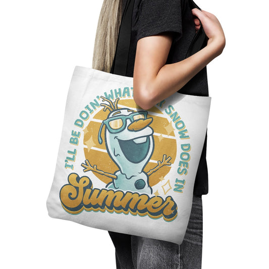 Snow in Summer - Tote Bag