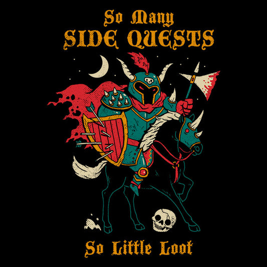 So Many Side Quests - Canvas Print