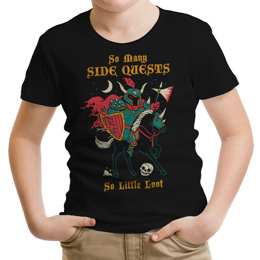 So Many Side Quests - Youth Apparel