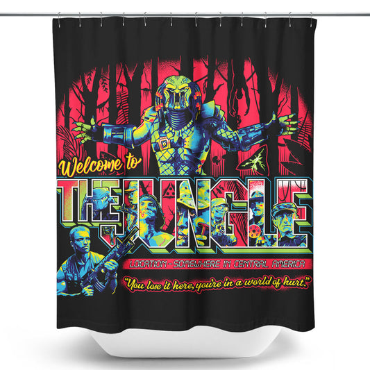 Somewhere in Central America - Shower Curtain