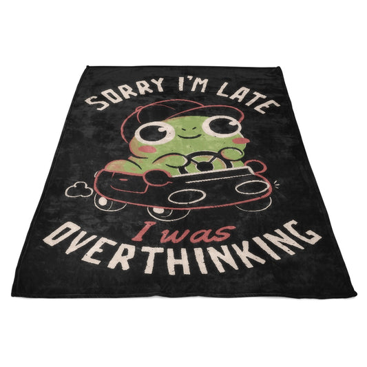 Sorry I'm Late - Fleece Blanket
