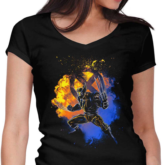 Soul of the Adamantium - Women's V-Neck