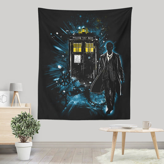 Space and Time Traveler - Wall Tapestry