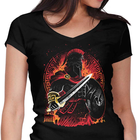 Spartan Fury - Women's V-Neck