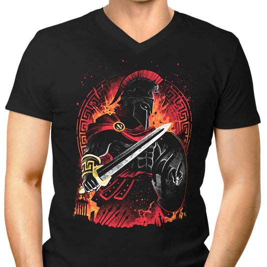 Spartan Fury - Men's V-Neck